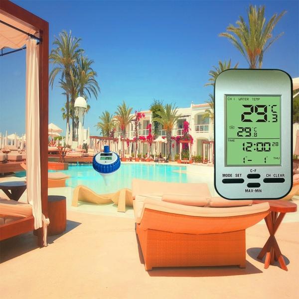 Buy cheap WT0224 Highly Accurate Digital Wireless Pool Thermometer For Outdoor Tubs And Fish Tanks from wholesalers