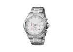 Large Face Stainless Steel Chronograph Watch Men 22mm Strap With Solid Band