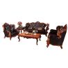 Buy cheap Antique living room furniture chesterfield 321 leather sofa set from wholesalers