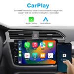 9" Universal Car DVD Player with Knob Touch Screen Radio Carplay GPS and 20