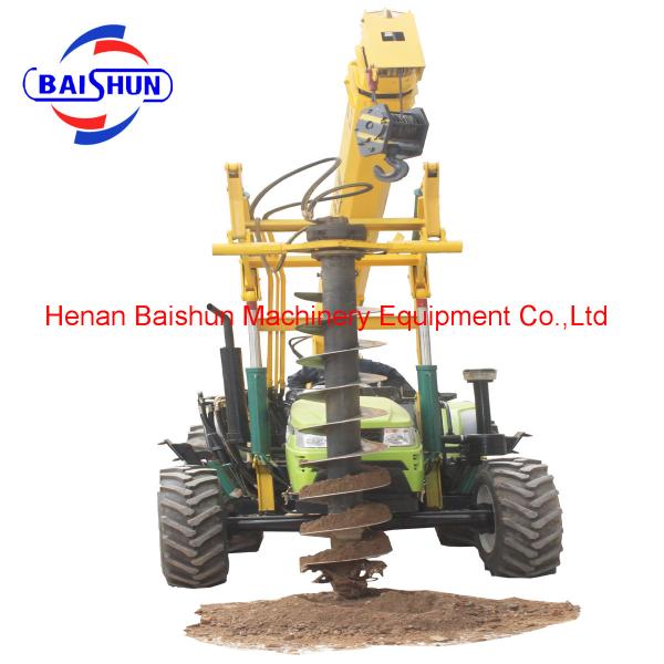 Buy cheap Best selling Of Pit Hydraulic Digging Electric Pole Machine from wholesalers