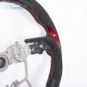 Buy cheap Personalised Alcantara Toyota Carbon Fiber Steering Wheel Hilux With Red Patchs from wholesalers