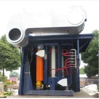 Buy cheap Medium Frequency Hydraulic Steel shell furnace KGPS-4500KW/6000kg product