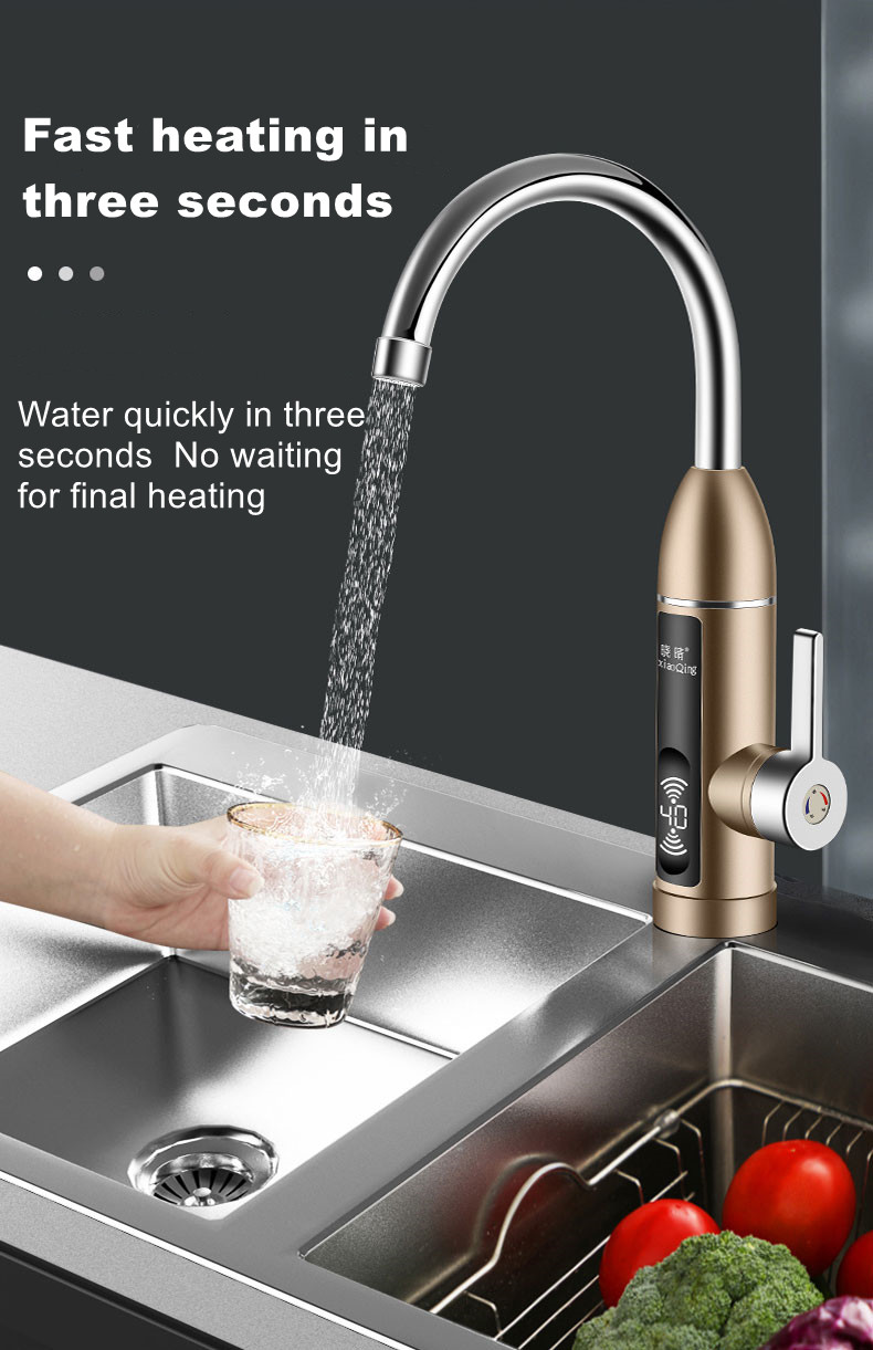 304 Stainless Kitchen Instant Hot Water Tap 3S Electric Fast Heater