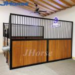 Welded European Horse Stalls Pine Wood Various Heights And Lengths