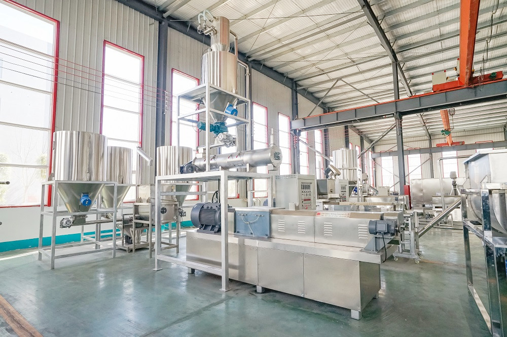 Energy Saving Automatic Pet Food Making Machinery Dog Food Production Plant