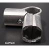 Buy cheap 4 Way Aluminium Pipe Connectors standard size 90 Degree Right Angle Joints from wholesalers