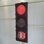 300MM 3-Aspect RG Ball And RG Countdown Timer Road Traffic Light