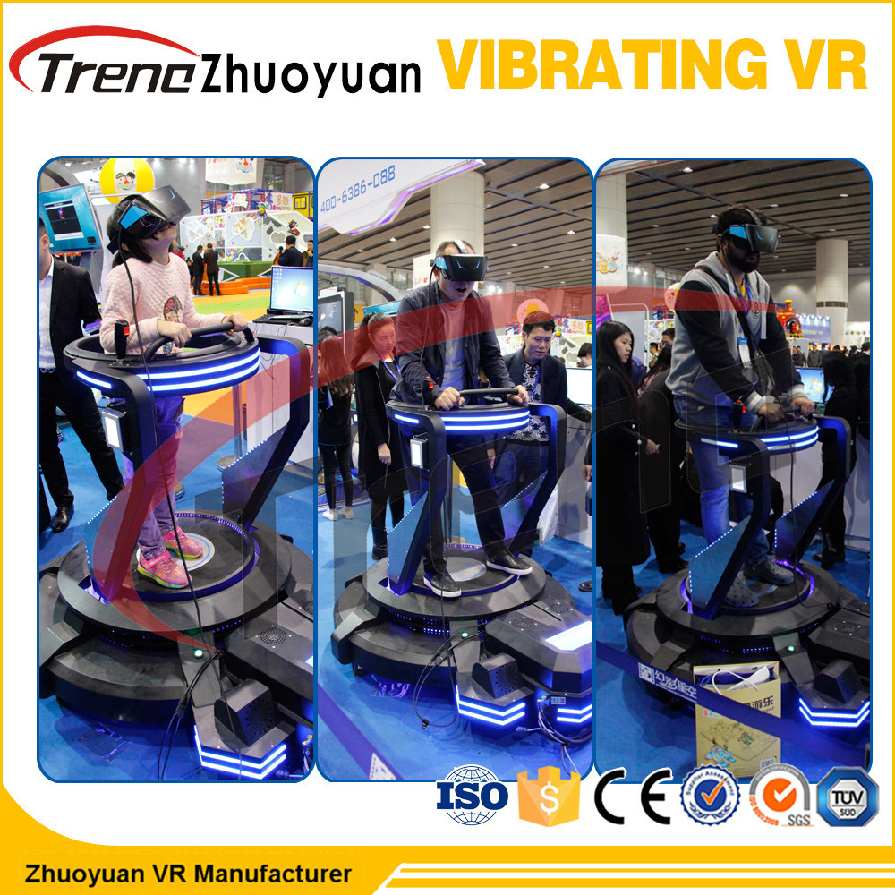 Shocking Games Vibrating 9D VR Simulator Platform Arcade Machine For Shopping Mall