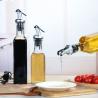 Buy cheap 250ml 500ml Glass Olive Oil Dispenser Bottles Clear Vinegar Cruet with Pourers Oil from wholesalers