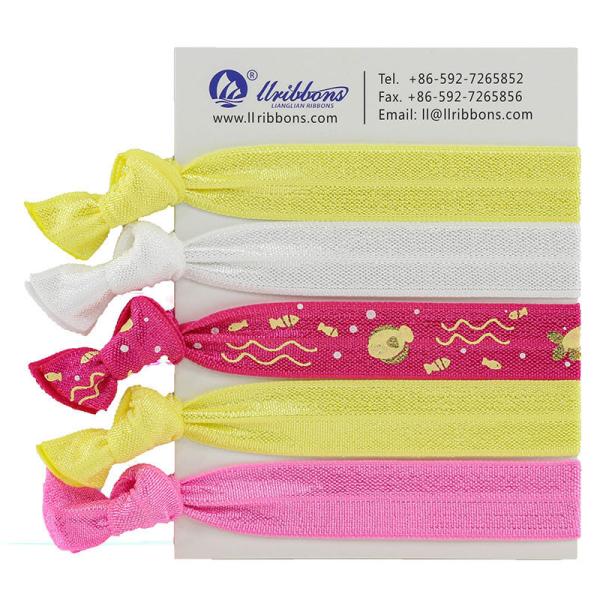 Buy cheap Diy Kids Yellow Thick 16mm Ponytail Elastic Hair Bands from wholesalers