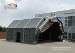 White Large Aircraft Military Hangar Tent With Rolling Door For Banquet
