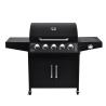Buy cheap 5 1 Propane Burners Gas Grills Stainless Steel Camping Rotisserie Stove 141*55*109 cm from wholesalers