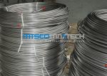 ASTM A269 TP304 Stainless Steel Coiled Tubing Size 6.35mm x 1.65mm x 150m / coil