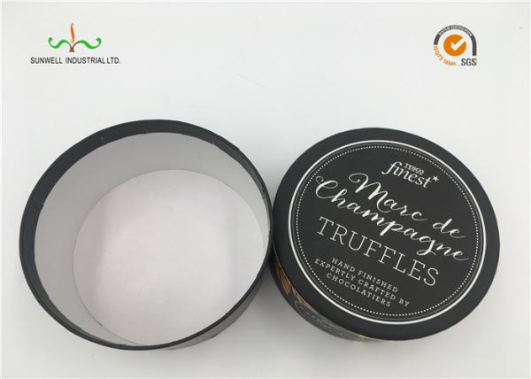 Buy cheap White Cardboard Cylinder Containers For Facial Cream / Cosmetic Tube Packaging from wholesalers