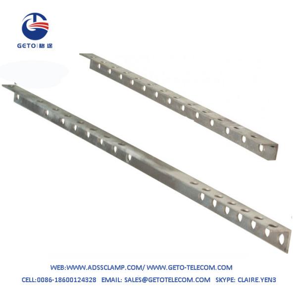 Buy cheap 15 Holes Steel Angle Bar 1090 X 40 X 40mm For Telecom Cables from wholesalers