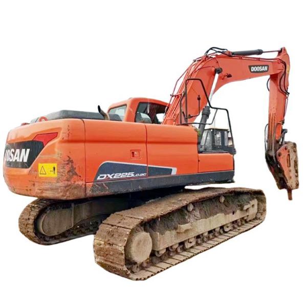 Buy cheap 22000 KG Machine Weight Doosan DX225 Excavator with Hammer in Good Condition from Korea from wholesalers