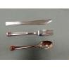 Buy cheap Rose Gold Plastic Utensils For Restaurant Party Picnic,Wholesale Dinner Disposable Plastic Knife,Fork,Spoon from wholesalers