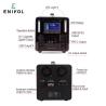 Buy cheap Outdoor LiFePO4 Portable Power Station Generator 110V 220V 1200W 120ah from wholesalers