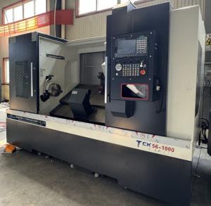China High Precision Slant Bed Cnc Lathe Tck56 1200mm Distance Between Two Centers 10 Inch Hydraulic Chuck on sale