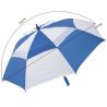Buy cheap RPET Pongee Metal Frame Double Canopy Golf Umbrella With Fiberglass Ribs from wholesalers