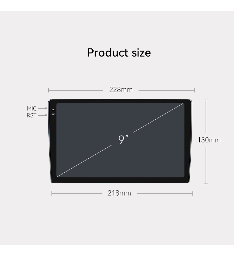 Universal Android10 8 Core 2 din Car Radio Audio 2K QLED Screen WIFIBT5.1 Car DVD Player For Apple Carplay Car Stereo
