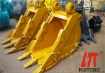 0.1cbm NM400 Excavator Drainage Bucket 1.2-120t