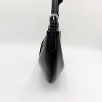Ladies Cowsplit Leather Crossbody Saddle Bag Purse Half Moon Bag With Wide