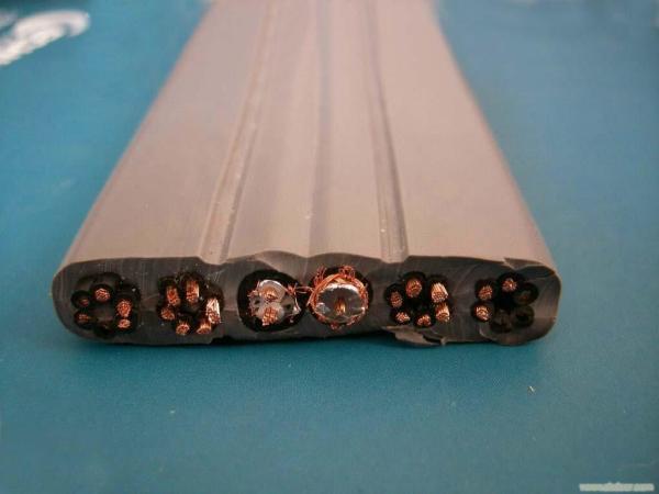 ECHU Flat Flexible Traveling Cable for Elevator with CE certificate TVVBP24x0.75