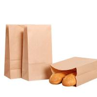 Buy cheap Recycled Kraft Paper Take Away Packaging Restaurant Bags Food Delivery product