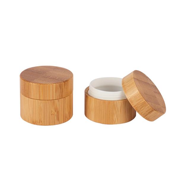 Buy cheap Natural Bamboo PP Liner Cosmetic Cream Jar 10ml 30ml 50ml 100ml 150ml 200ml 250ml from wholesalers