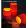 Buy cheap Remote Control Pink Flameless Candles Set For Party Decor Realistic Wax Battery from wholesalers