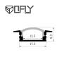 Buy cheap China Manufacturer Recessed Soft Lamplight Anodize Aluminium Alloy LED Profile 17*8mm from wholesalers
