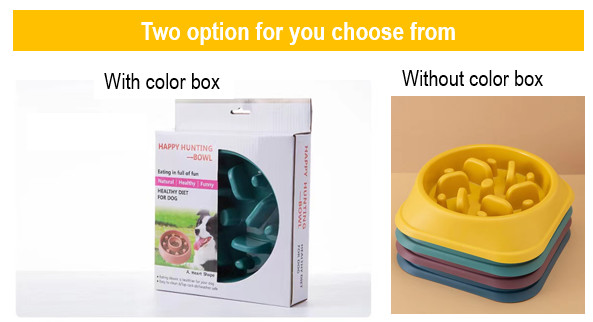 ODM Anti Choking Pet Feeders Dog Slow Food Bowl For Eating