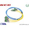 Buy cheap LAN WAN MPO MTP Breakout Cable Fiber Single Mode 9 / 125 12 Cores 24 Cores from wholesalers