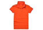 Short Sleeve Cotton Polo Shirts , Corporate Polo Shirt Design Double Layer