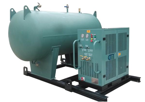 Buy cheap Freon Recovery Machine Value With Refrigerant Liquid Receiver Tank Refrigerant Charging Station from wholesalers