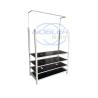 Buy cheap Foldable Spray Plastic Plywood Flower Display Rack Height Adjusted from wholesalers