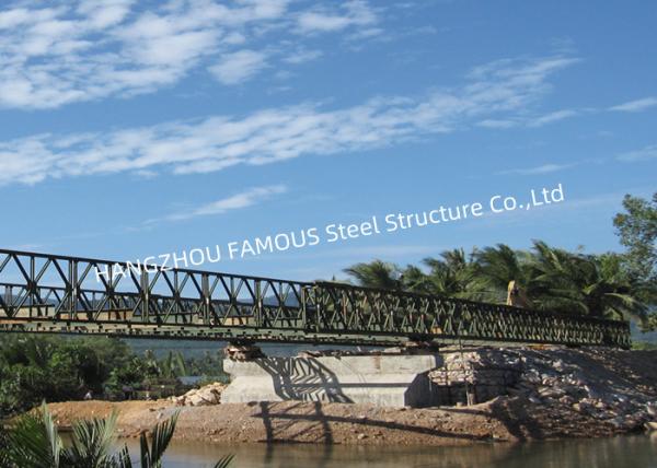 Buy cheap 1.2m Deck Height Painting Steel Bailey Bridge For Various Applications from wholesalers