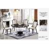 Buy cheap club 8 persons round dining marble table with Lazy Susan from wholesalers