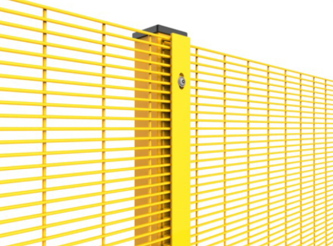 Pvc Coating ety Guardrail Prevents Climbing Prison Mesh Fencing