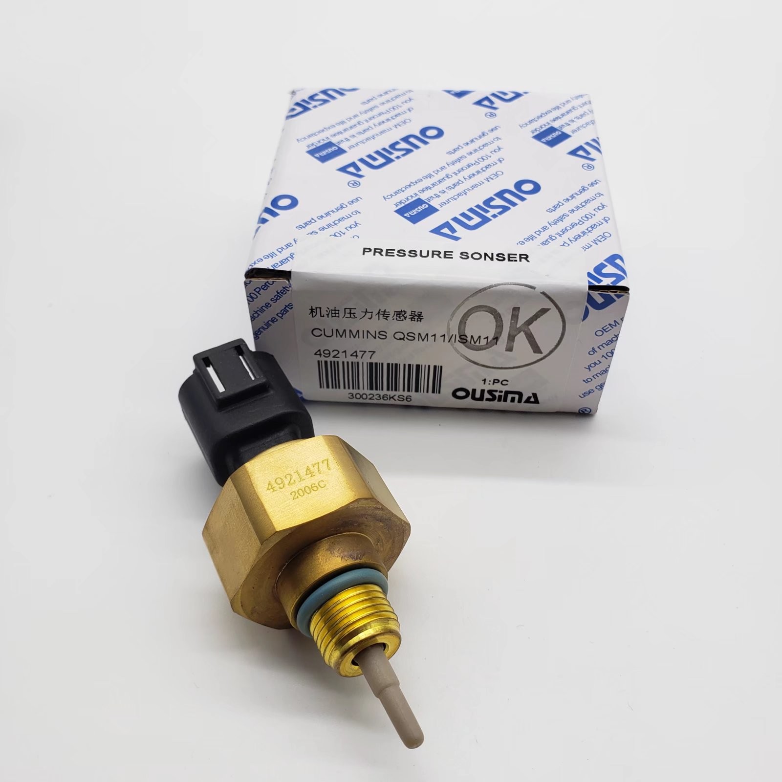 OUSIMSA 4921477 Temperature Sensor For CUMMINS QSM11 ISM11 Engine Temperature Sensor Switch