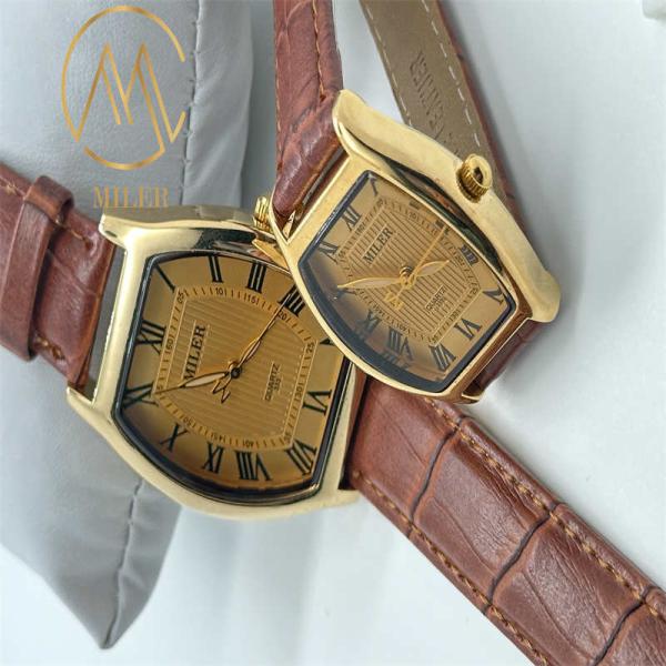 Buy cheap Water Resistance 30 Meters Leather Strap Quartz Watch Modern and Customizable from wholesalers