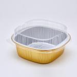 Aluminum Foil Square Cupcake Liners Brownie Baking Cups With Lids