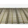 Buy cheap Antique Brass Plain Decorative Woven Metal Mesh For Stainless Steel Screen from wholesalers