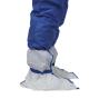 Buy cheap Microporous Water Resistant Disposable Boot Cover With Blue Adhesive Tape from wholesalers
