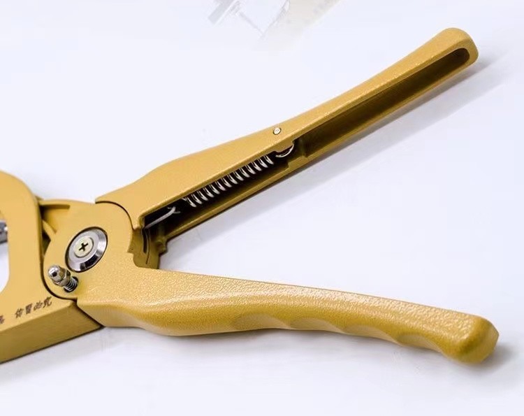 Aluminum Alloy Livestock ID Tags Plier Fixing Animal Tags Hydraulic Plier