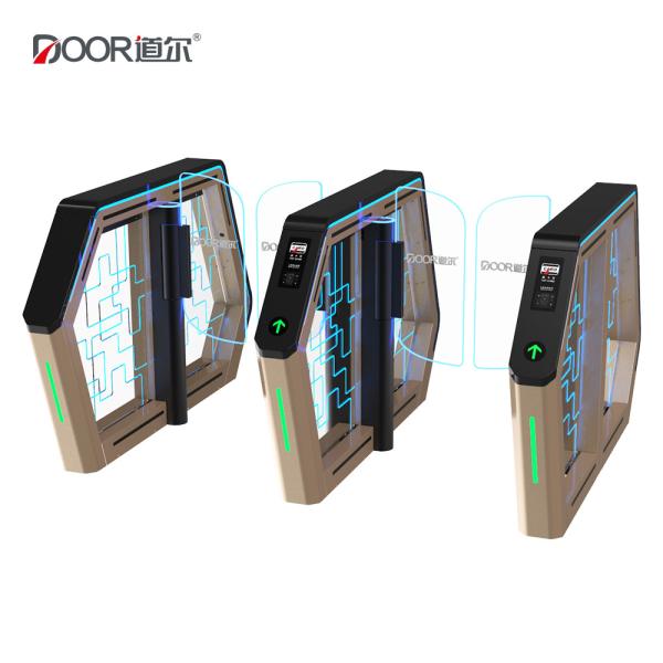Buy cheap 900mm Width SUS304 Brushed Pedestrian Turnstile Gate 50W from wholesalers