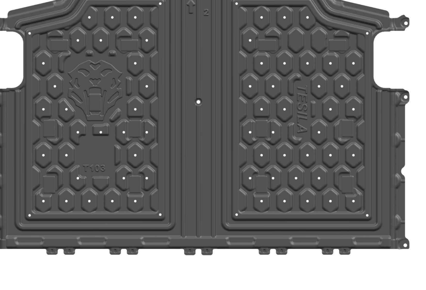 Aluminium Alloy Bash Plate For Toyota Prado LC120 Aluminum Skid