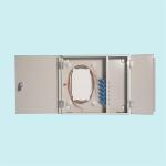Metal Body Wall Mount Fiber Termination Box , Fiber Optic Joint Box 24/48/72